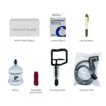 Professional Cupping Therapy Set with Accessories