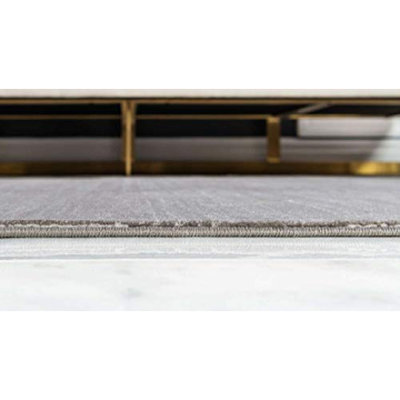 Elegant Unique Loom Uptown Gray Area Rug for Modern Homes