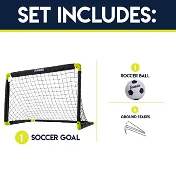 Franklin Mini Soccer Goal Set for Kids - Indoor/Outdoor Fun
