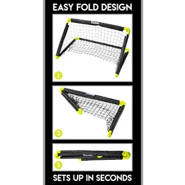 Franklin Mini Soccer Goal Set for Kids - Indoor/Outdoor Fun