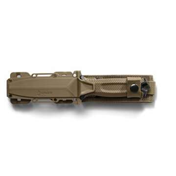 Gerber Gear StrongArm - Fixed-Blade Camping & Hunting Knife with Striking Pommel & Sheath - Premium ...