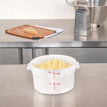Shop Restaurantware-Met Lux 2 Quart Food Storage Container