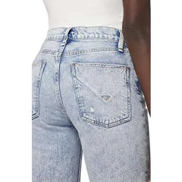 Hudson Jeans Women's Remi High Rise Straight Leg Cropped Jean, Two Hearts, 26