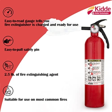 Kidde FA110 Fire Extinguisher - Home Safety Essential
