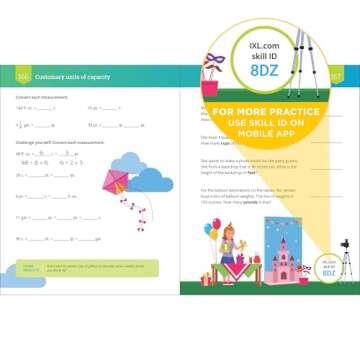 IXL 5th Grade Math Workbook for Kids - Fun & Engaging