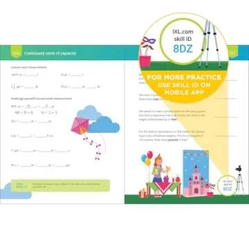 IXL 5th Grade Math Workbook for Kids - Fun & Engaging