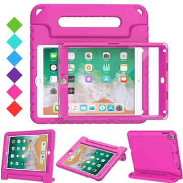BMOUO Kids Case for iPad 9.7 Inch 2018/2017,iPad Air 2 - with Screen Protector, Shockproof Kids Case...