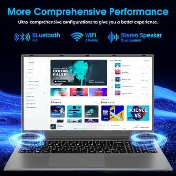 High-Performance 17.3 Inch Naclud Laptop with Stunning Display