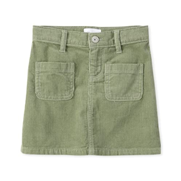 Children's Place Misty Green Corduroy Skirt for Girls
