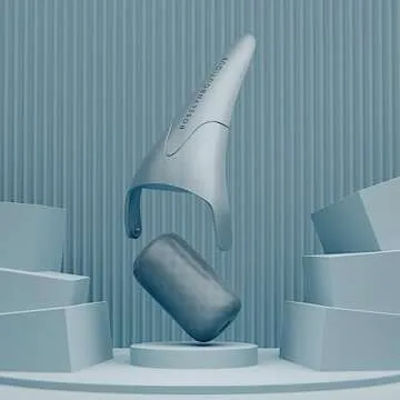 ROSELYNBOUTIQUE Ice Roller for Face Wrinkles Fine Lines Puffiness Stick Massager Facial Skin Care Tools Self Care Gifts for Men Women (Deep Ocean)