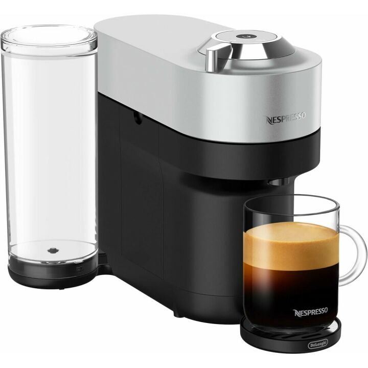 Nespresso Vertuo Pop+ Deluxe Coffee Machine - Silver