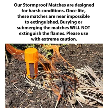 Stormproof Waterproof Matches for Every Outdoor Adventure