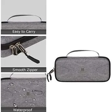 Tourmate Hard Stethoscope Case for 3M Littmann Classic III/Lightweight II S.E. /Cardiology IV Diagnostic/MDF Acoustica Deluxe Stethoscopes, Case Only (Blue)