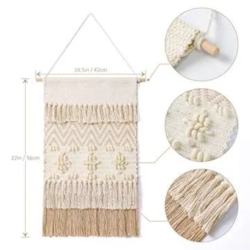 Chic Dremisland Macrame Wall Hanging for Boho Decor