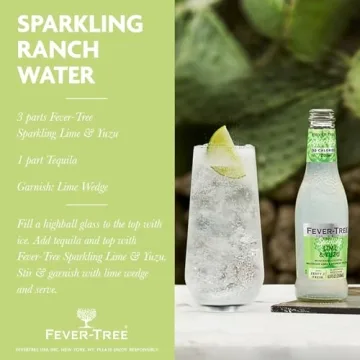 Fever Tree Sparkling Yuzu & Lime Premium Mixer Pack of 24