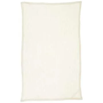 Mud Pie Cream Waffle Towel Set - Elegant Cotton Hand Towels