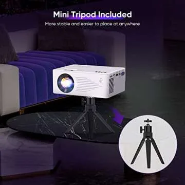 TMY Mini Projector with WiFi and Bluetooth for iPhone 14 Pro