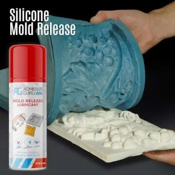 Adhesive Guru Silicone Mold Release Aerosol Spray (6.76 fl oz) Lubricant Agent for Epoxy Resin Molds (1 Pack)