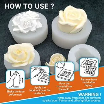 Adhesive Guru Silicone Mold Release Aerosol Spray (6.76 fl oz) Lubricant Agent for Epoxy Resin Molds (1 Pack)