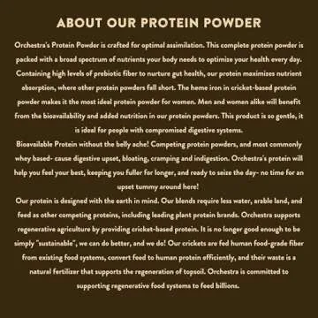 Orchestra Provisions Chocolate Cricket Protein Powder Blend