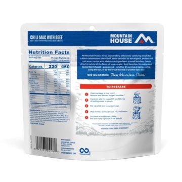 Mountain House Chili Mac with Beef - Freeze Dried Adventure Meal