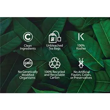 Buddha Teas Organic Bilberry Leaf Tea - OU Kosher, USDA Organic, CCOF Organic, 18 Bleach-Free Tea Bags