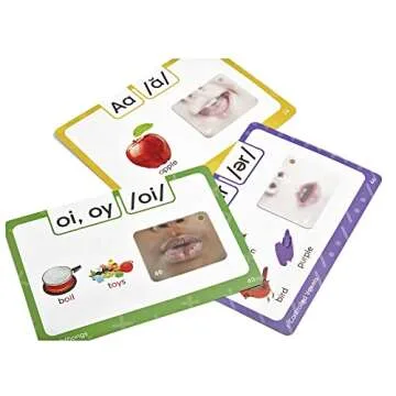 hand2mind 3D Sound and Phonics Cards, Phonemic Awareness, Phonics Flash Cards, Letter Sounds for Kindergarten, Speech Therapy Toys, ESL Teaching Materials, Science of Reading Manipulatives