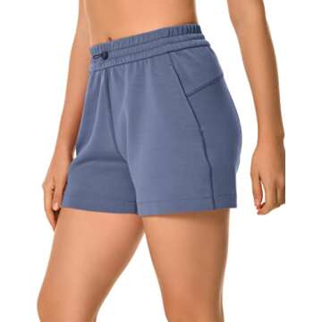 Ultra Soft High Waisted Jersey Shorts for Women