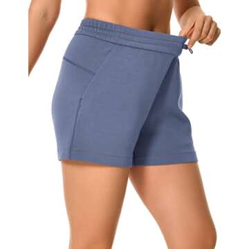 Ultra Soft High Waisted Jersey Shorts for Women