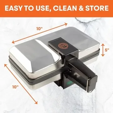 MasterChef Pizzelle Maker for Perfect Homemade Cookies