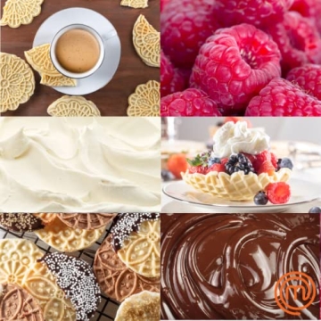 MasterChef Pizzelle Maker for Perfect Homemade Cookies