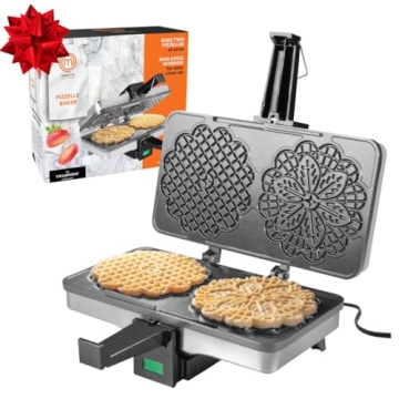 MasterChef Pizzelle Maker for Perfect Homemade Cookies