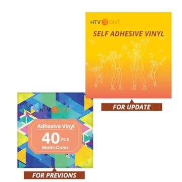 Vibrant HTVRONT Permanent Vinyl Sheets for Crafting