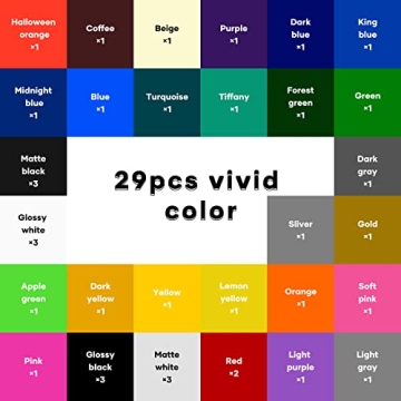 Vibrant HTVRONT Permanent Vinyl Sheets for Crafting