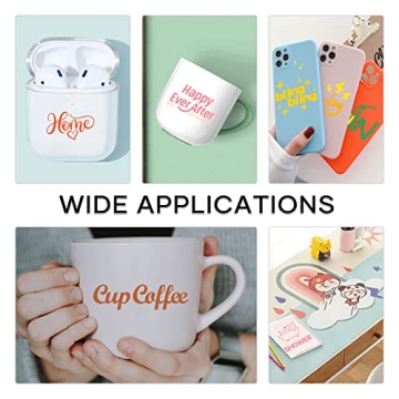 Vibrant HTVRONT Permanent Vinyl Sheets for Crafting