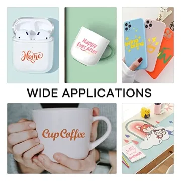 Vibrant HTVRONT Permanent Vinyl Sheets for Crafting