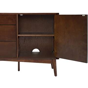 Crosley Landon Buffet Cabinet - Mid Century Style & Storage