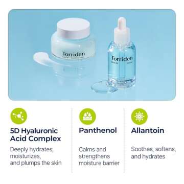 Torriden DIVE IN Serum & Soothing Cream Set for Hydration