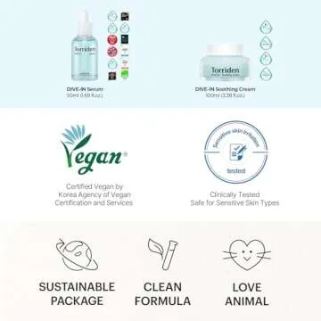 Torriden DIVE IN Serum & Soothing Cream Set for Hydration