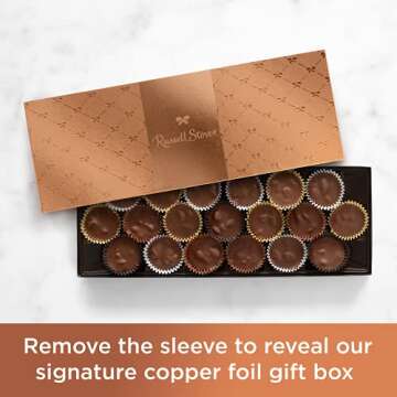 Russell Stover, Milk Chocolate Covered Nuts, Assorted Chocolate Gift Box, 9 Ounce