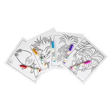 Crayola Trolls 2, Color Wonder Mess Free Coloring Pages & Markers, Gift for Kids, Age 3, 4, 5, 6