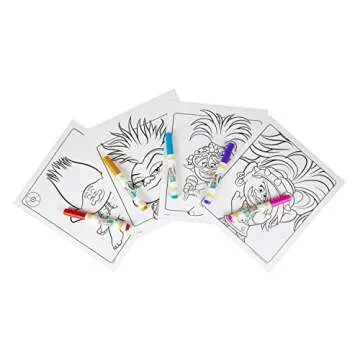Crayola Trolls 2, Color Wonder Mess Free Coloring Pages & Markers, Gift for Kids, Age 3, 4, 5, 6