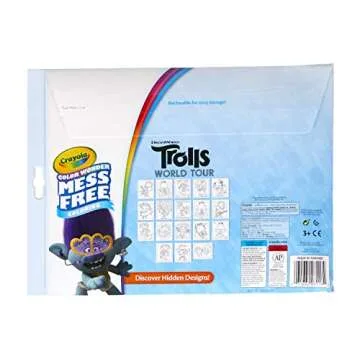 Crayola Trolls 2, Color Wonder Mess Free Coloring Pages & Markers, Gift for Kids, Age 3, 4, 5, 6