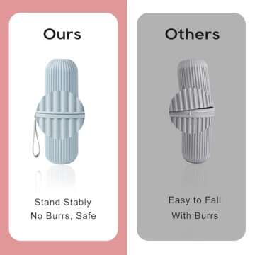 UCEC Toothbrush Travel Case, 8.2 inch Longer Travel Toothbrush Holder Case, Portable Travel Toothbru...