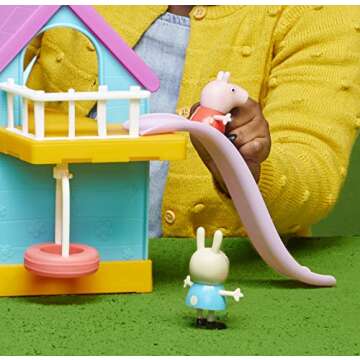 Peppa Pig Club Kids-Only Playset Preschool Toy; Sound Effects; Includes 2 Figures, 7 Accessories; Ages 3 and Up