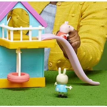 Peppa Pig Club Kids-Only Playset Preschool Toy; Sound Effects; Includes 2 Figures, 7 Accessories; Ages 3 and Up