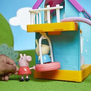 Peppa Pig Club Kids-Only Playset Preschool Toy; Sound Effects; Includes 2 Figures, 7 Accessories; Ages 3 and Up