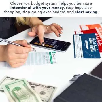 Clever Fox Cash Budgeting Envelopes - Tear Resistant & Waterproof