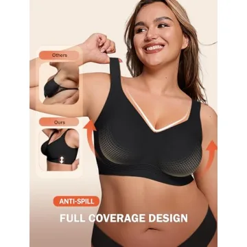 Comfortable LetsJoli Wireless Push Up Bra for Women