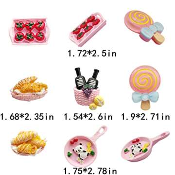 JINHANG 16pcs Creative 3D Refrigerator Magnet Set